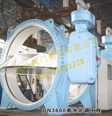 DN3600整體鑄造蝶（dié）閥