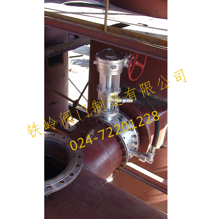 幹餾爐供熱風DN600高溫閥門