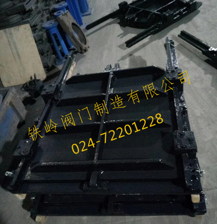 鑄鐵鑲銅方閘門 鑄鐵鑲銅方閘門